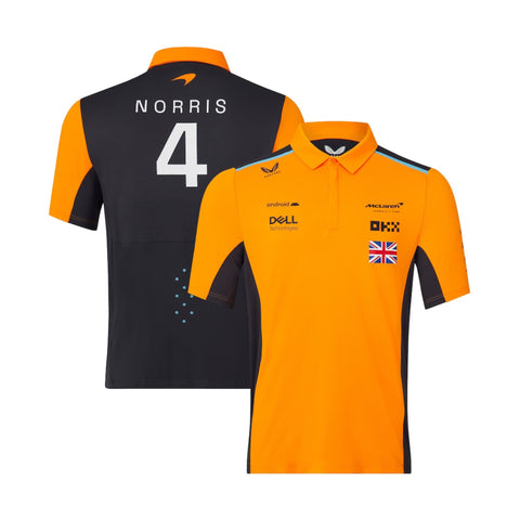 McLaren F1 2023 Team Official Driver Lando Norris Poloshirt