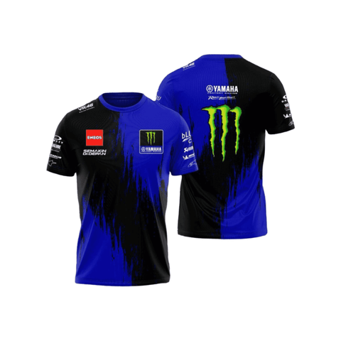 Yamaha Monster Blue Black Shirt 