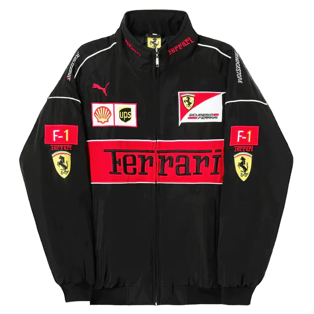 F1 VINTAGE FERARRI JACKET BLACK