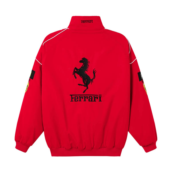 F1 VINTAGE FERRARl JACKET RED