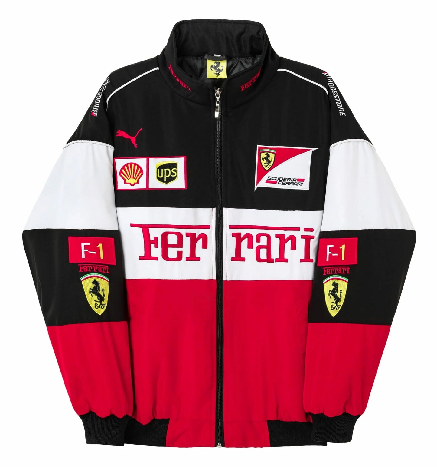 F1 VINTAGE FERARRI JACKET WHITE RED