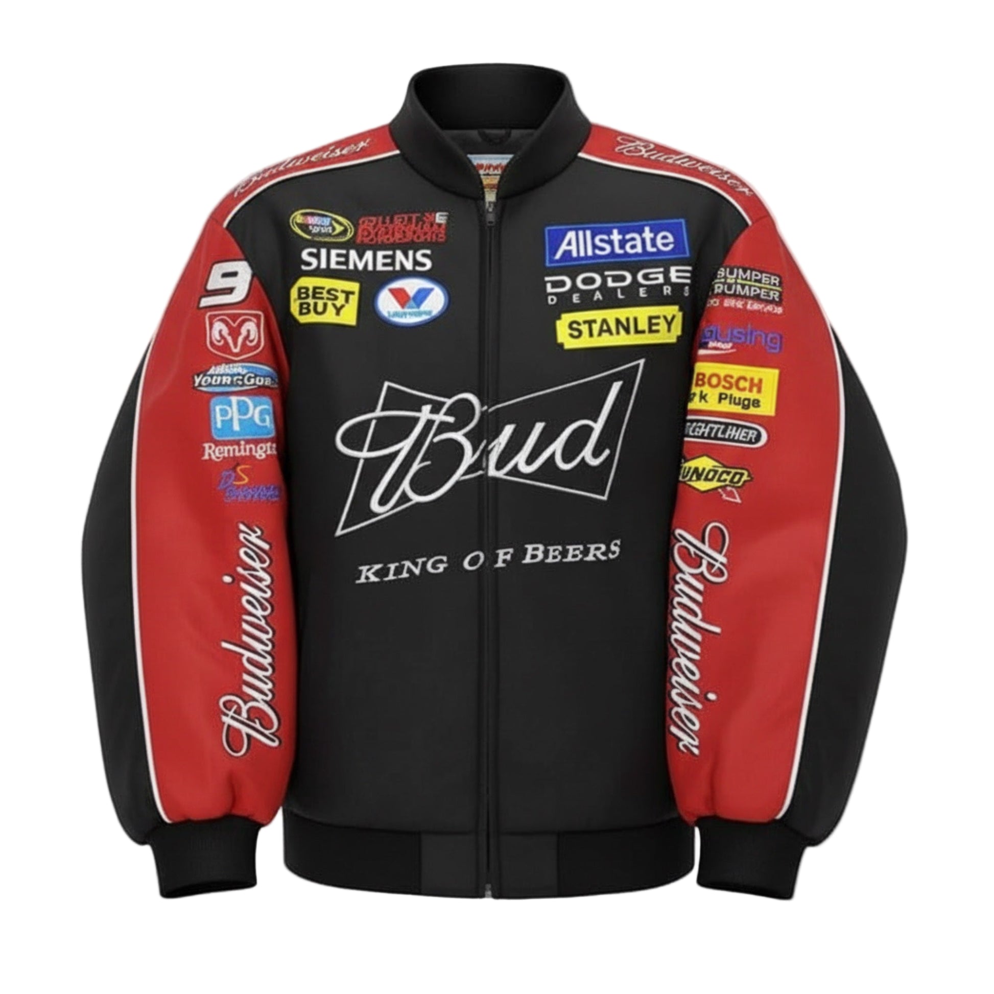 F1 VINTAGE BUDWEISER JACKETS BLACK