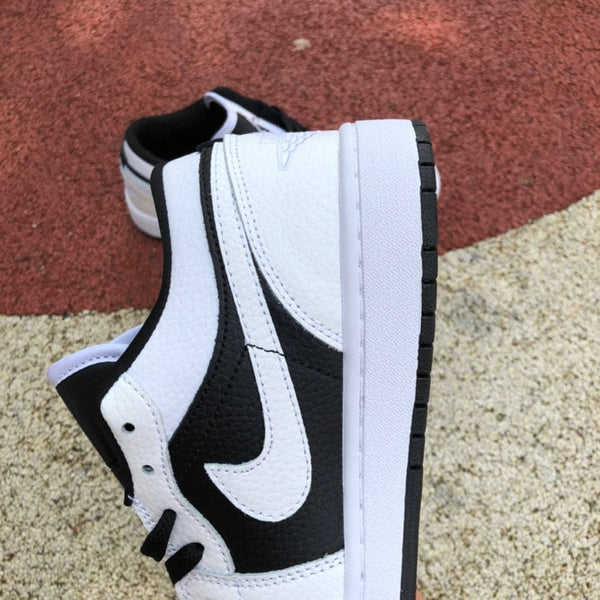 Jordan 1 Low Homage Color Black White Style