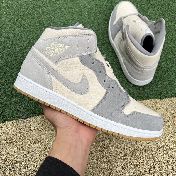 Jordan 1 Mid SE Coconut Milk Particle Grey