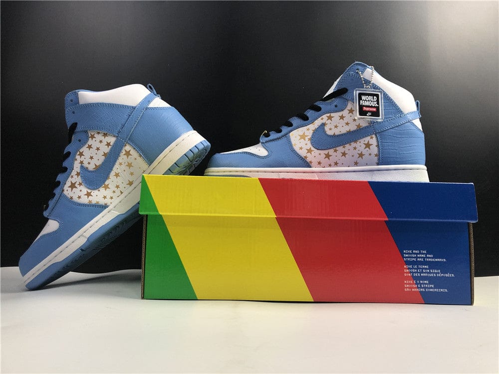 Dunk high pro sb supreme blue stars deals