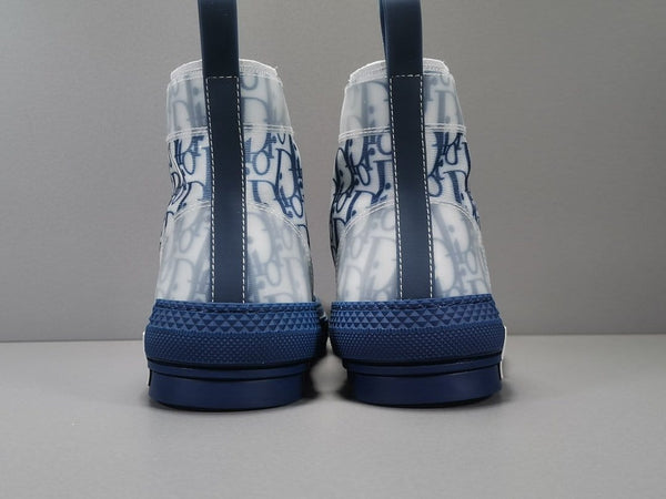 DIOR B23 HIGH TOP BLUE OBLIQUE