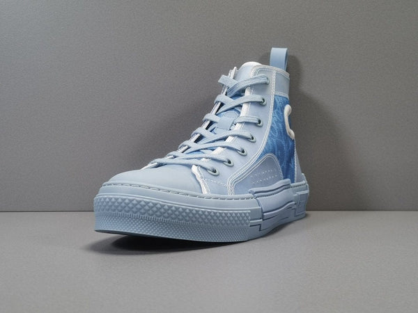 DIOR HIGH TOP DANIEL ARSHAM LIGHT BLUE