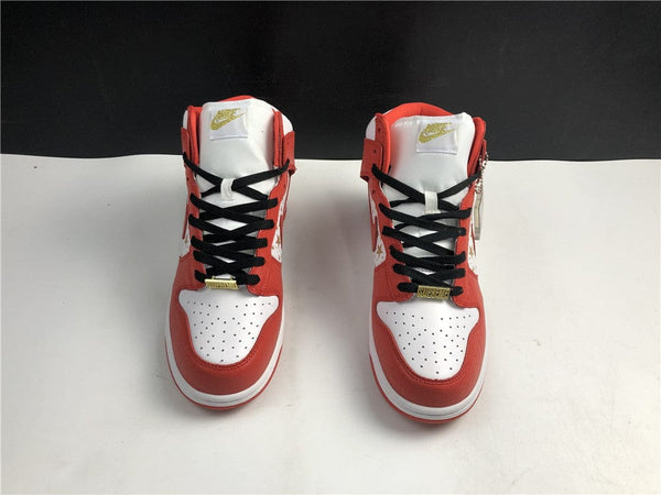 NIKE DUNK HIGH PRO SB SUPREME RED STARS