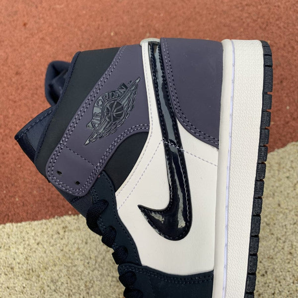 AJ1 MID OBSIDIAN SANDED PURPLE