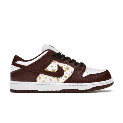 NIKE SB DUNK LOW SUPREME STARS BARKROOT BROWN