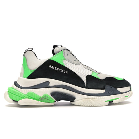 BALENCIAGA TRIPLE S GREEN BLACK