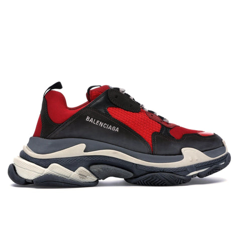 BALENCIAGA TRIPLE S RED BLACK