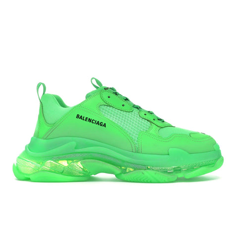 BALENCIAGA TRIPLE S CLEAR SOLE GREEN