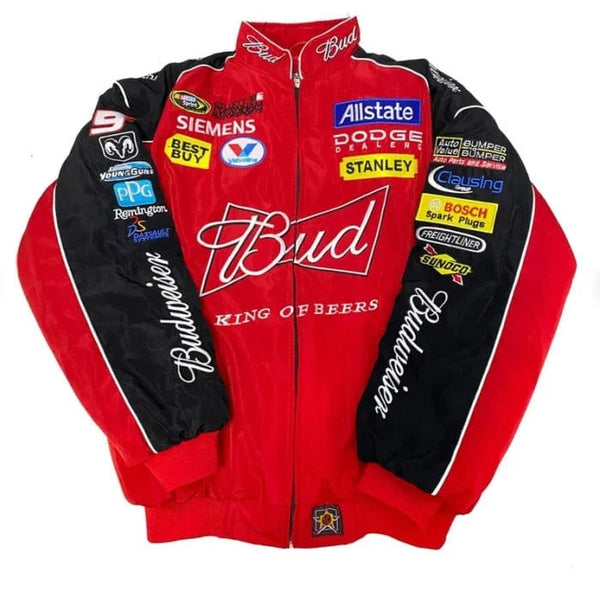 F1 VINTAGE BUDWEISER JACKET RED