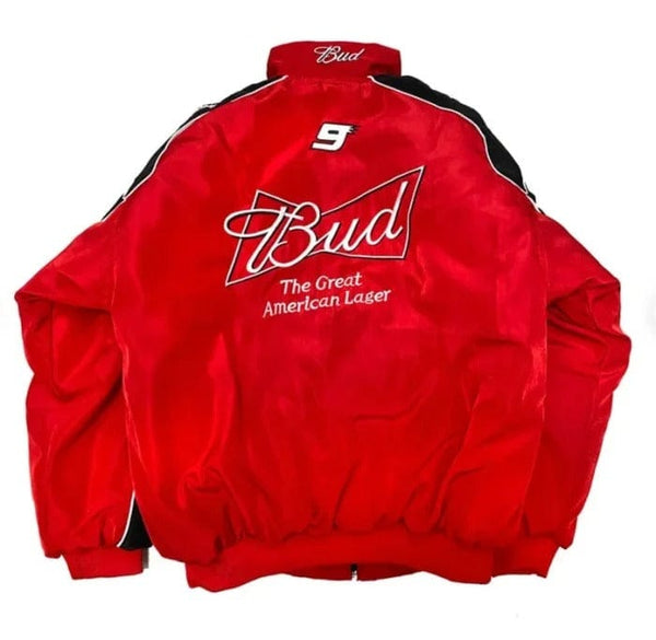 F1 VINTAGE BUDWEISER JACKET RED