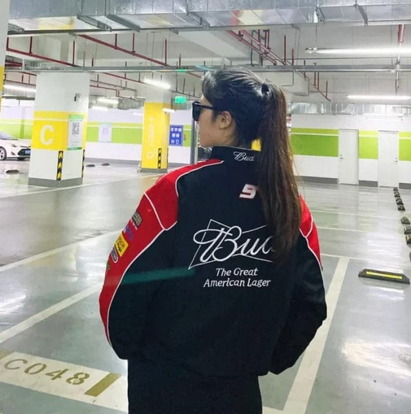 F1 VINTAGE BUDWEISER JACKETS BLACK