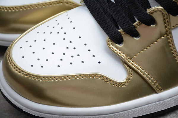 AJ1 MID METALLIC GOLD BLACK