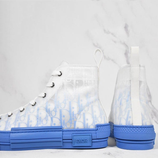 DIOR B23 HIGH TOP GARDIENT BLUE