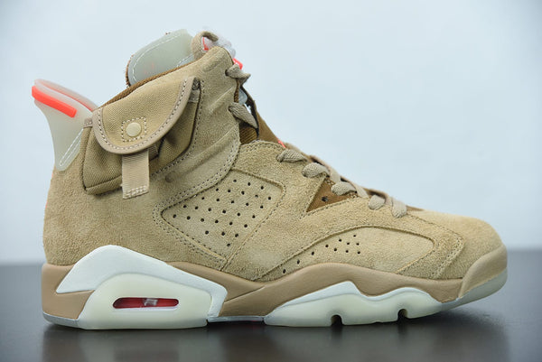 JORDAN 6 RETRO TRAVIS SCOTT BRITISH KHAKI