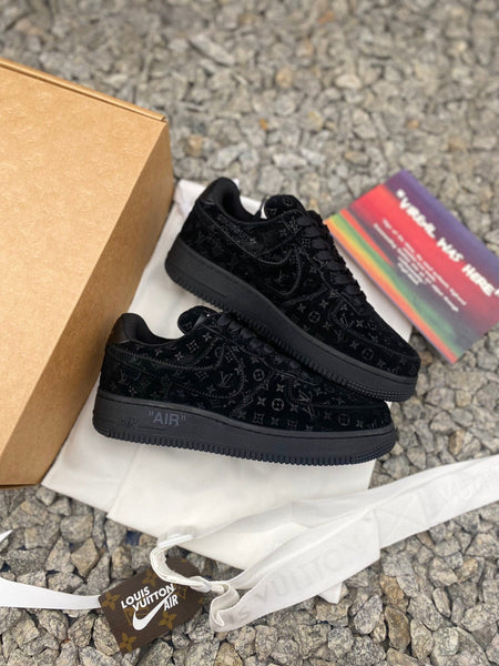 Lv x Nike Air Force 1 Black