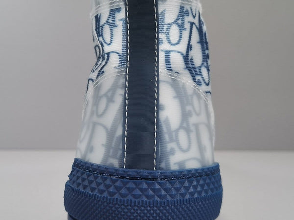 DIOR B23 HIGH TOP BLUE OBLIQUE