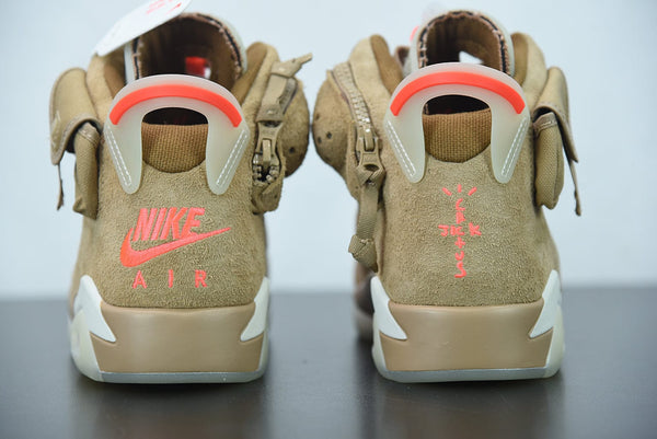 JORDAN 6 RETRO TRAVIS SCOTT BRITISH KHAKI