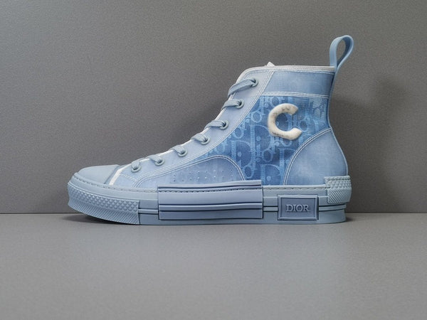 DIOR HIGH TOP DANIEL ARSHAM LIGHT BLUE