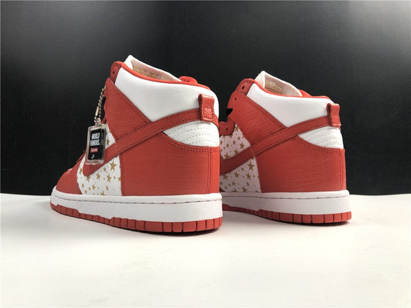 NIKE DUNK HIGH PRO SB SUPREME RED STARS