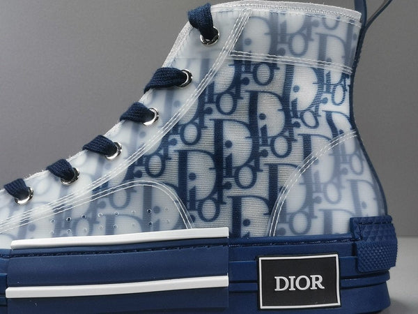 DIOR B23 HIGH TOP BLUE OBLIQUE