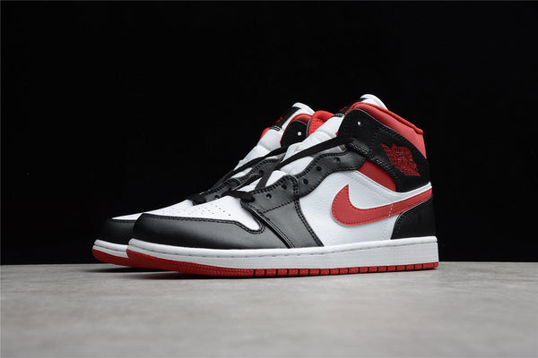 AJ1 MID GYM RED BLACK WHITE