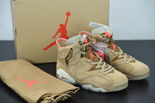 JORDAN 6 RETRO TRAVIS SCOTT BRITISH KHAKI