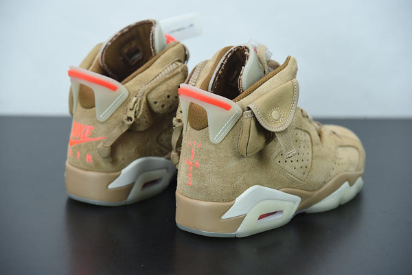 JORDAN 6 RETRO TRAVIS SCOTT BRITISH KHAKI