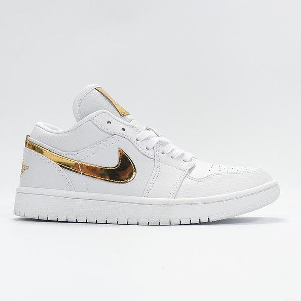 AJ1 LOW WHITE METALLIC GOLD