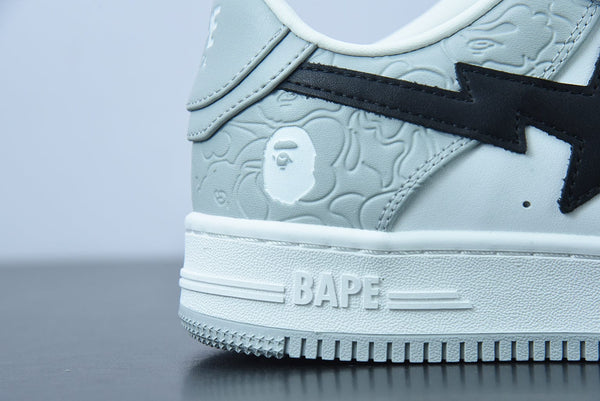 A Bathing Ape Bape Sta Low Grey Black