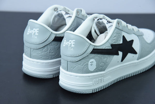 A Bathing Ape Bape Sta Low Grey Black