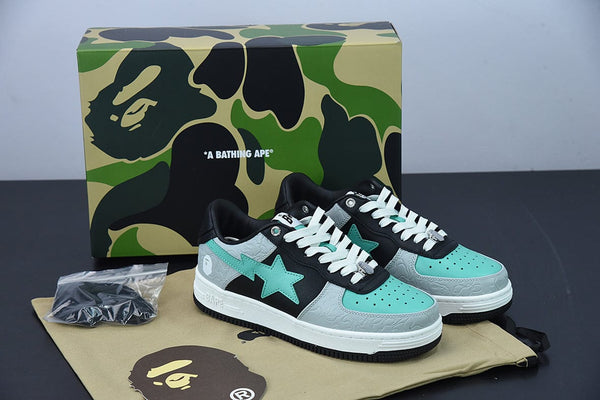 A Bathing Ape Bape Sta Low Grey Green