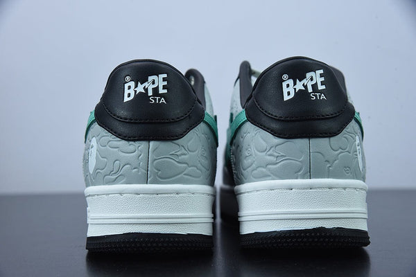 A Bathing Ape Bape Sta Low Grey Green