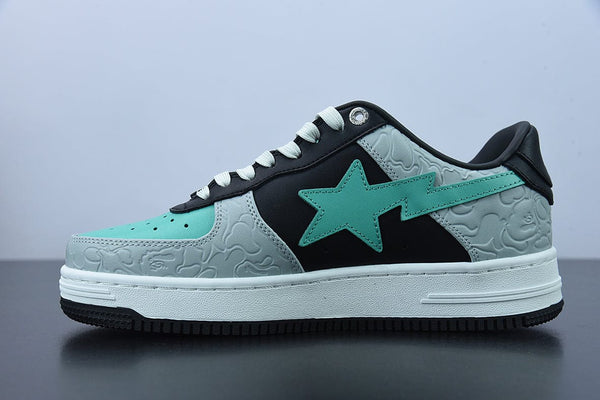 A Bathing Ape Bape Sta Low Grey Green