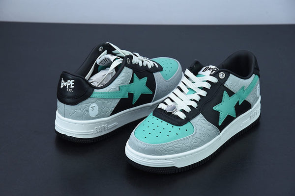 A Bathing Ape Bape Sta Low Grey Green