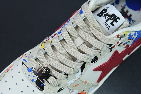 A Bathing Ape Bape Sta Paint Beige