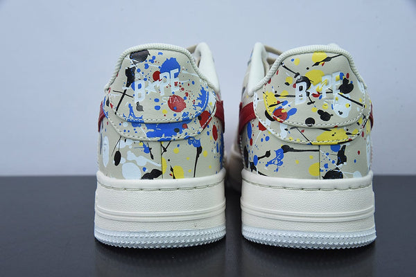 A Bathing Ape Bape Sta Paint Beige