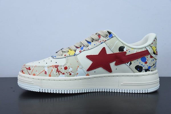 A Bathing Ape Bape Sta Paint Beige