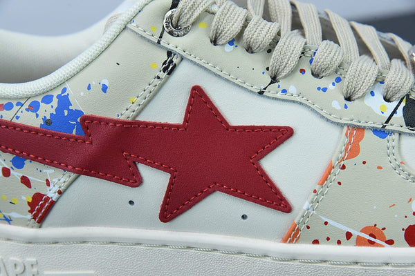 A Bathing Ape Bape Sta Paint Beige