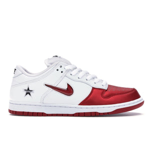 NIKE SB DUNK LOW SUPREME JEWEL SWOOSH RED