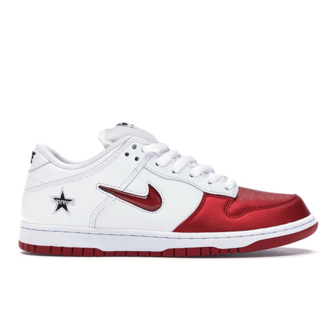 NIKE SB DUNK LOW SUPREME JEWEL SWOOSH RED