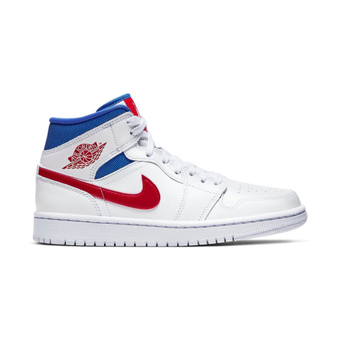 AJ1 MID WHITE RED ROYAL