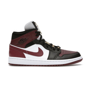 AJ1 MID SE BLACK DARK BEETROOT