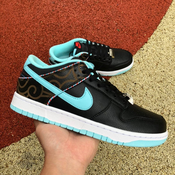 Nike Dunk Low SE Barber Shop Black