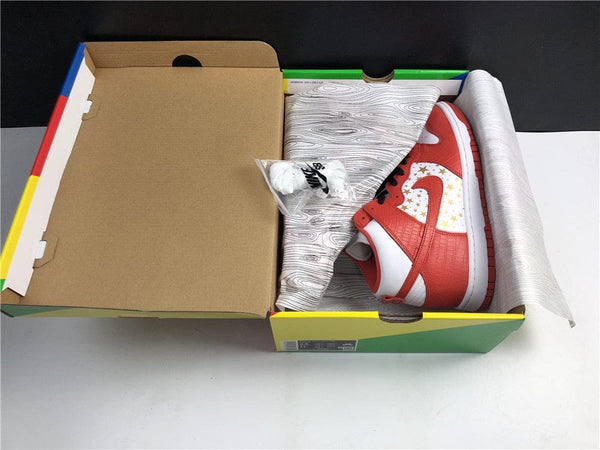 NIKE DUNK HIGH PRO SB SUPREME RED STARS