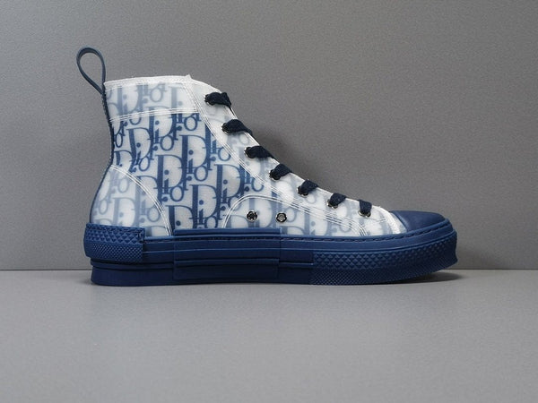 DIOR B23 HIGH TOP BLUE OBLIQUE